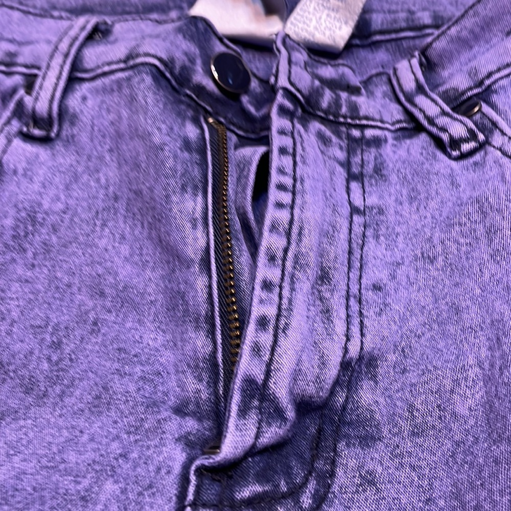 Purple DG2 boot cut jeans